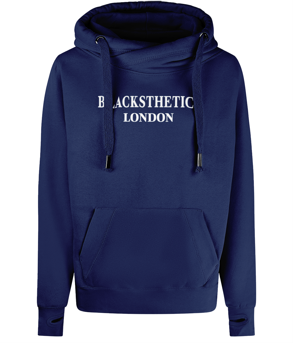 BLACKSTHETICS LONDON - Cross Neck Hoodie