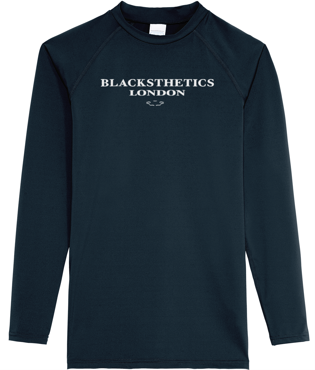 BLACKSTHETICS LONDON - Long Sleeve Polyester Lightweight Top