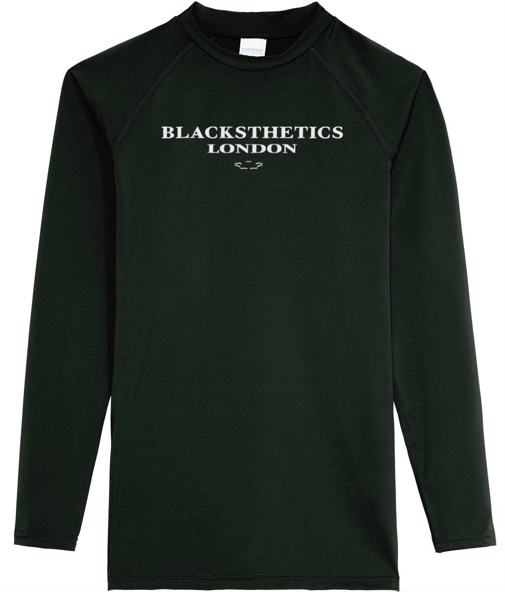 BLACKSTHETICS LONDON - Long Sleeve Polyester Lightweight Top