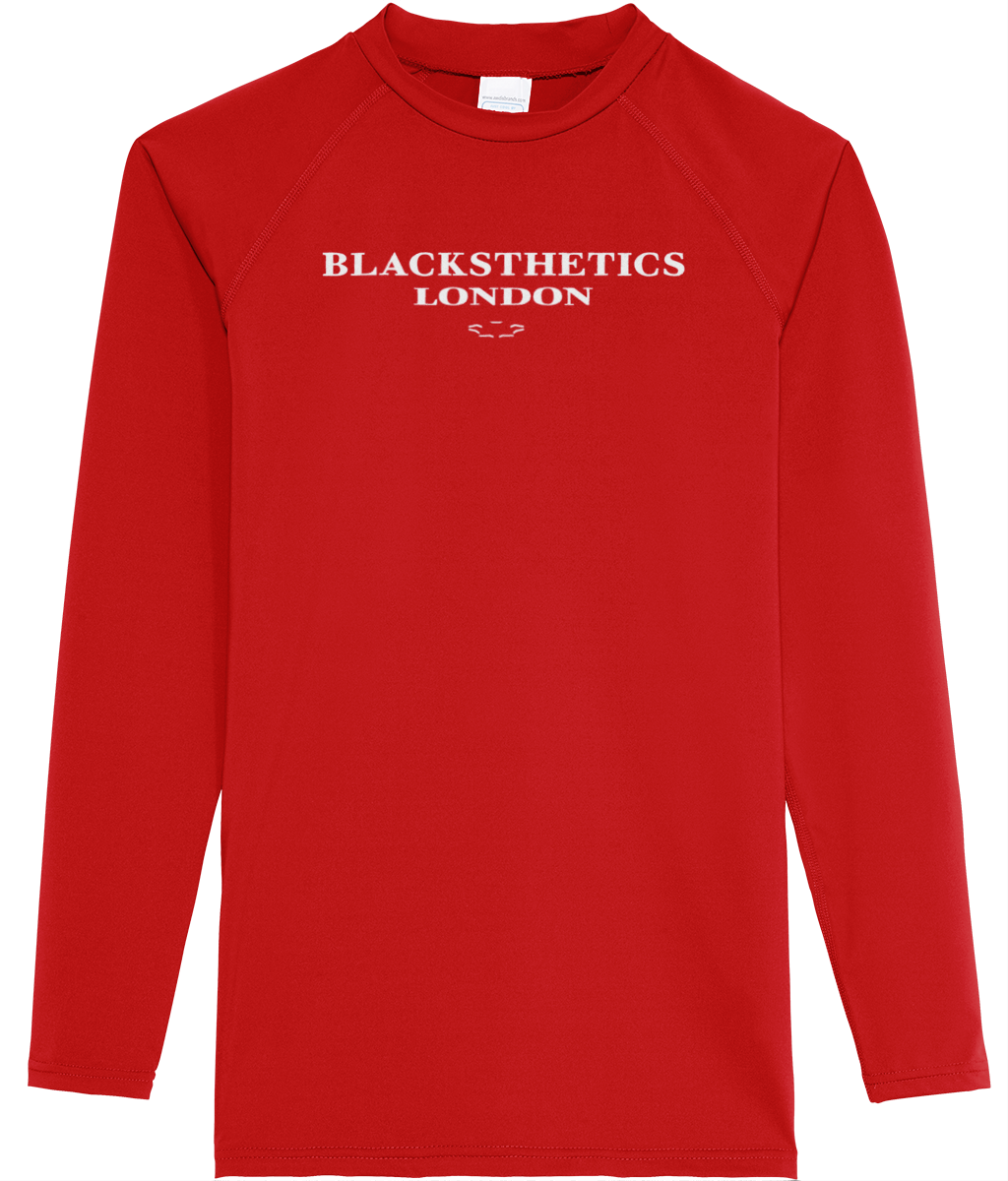 BLACKSTHETICS LONDON - Long Sleeve Polyester Lightweight Top
