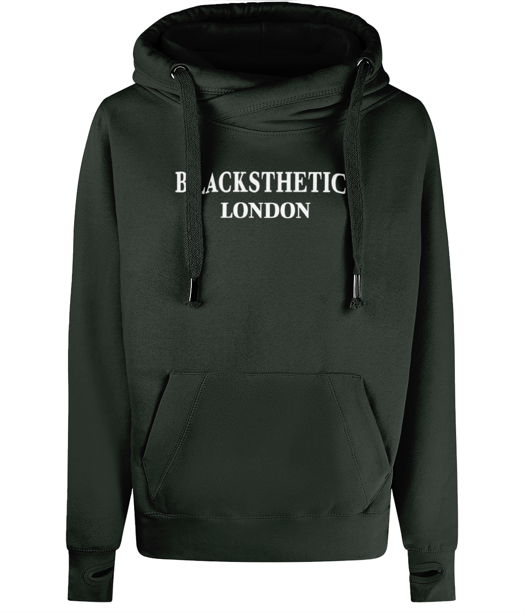 BLACKSTHETICS LONDON - Cross Neck Hoodie