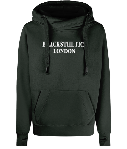 BLACKSTHETICS LONDON - Cross Neck Hoodie