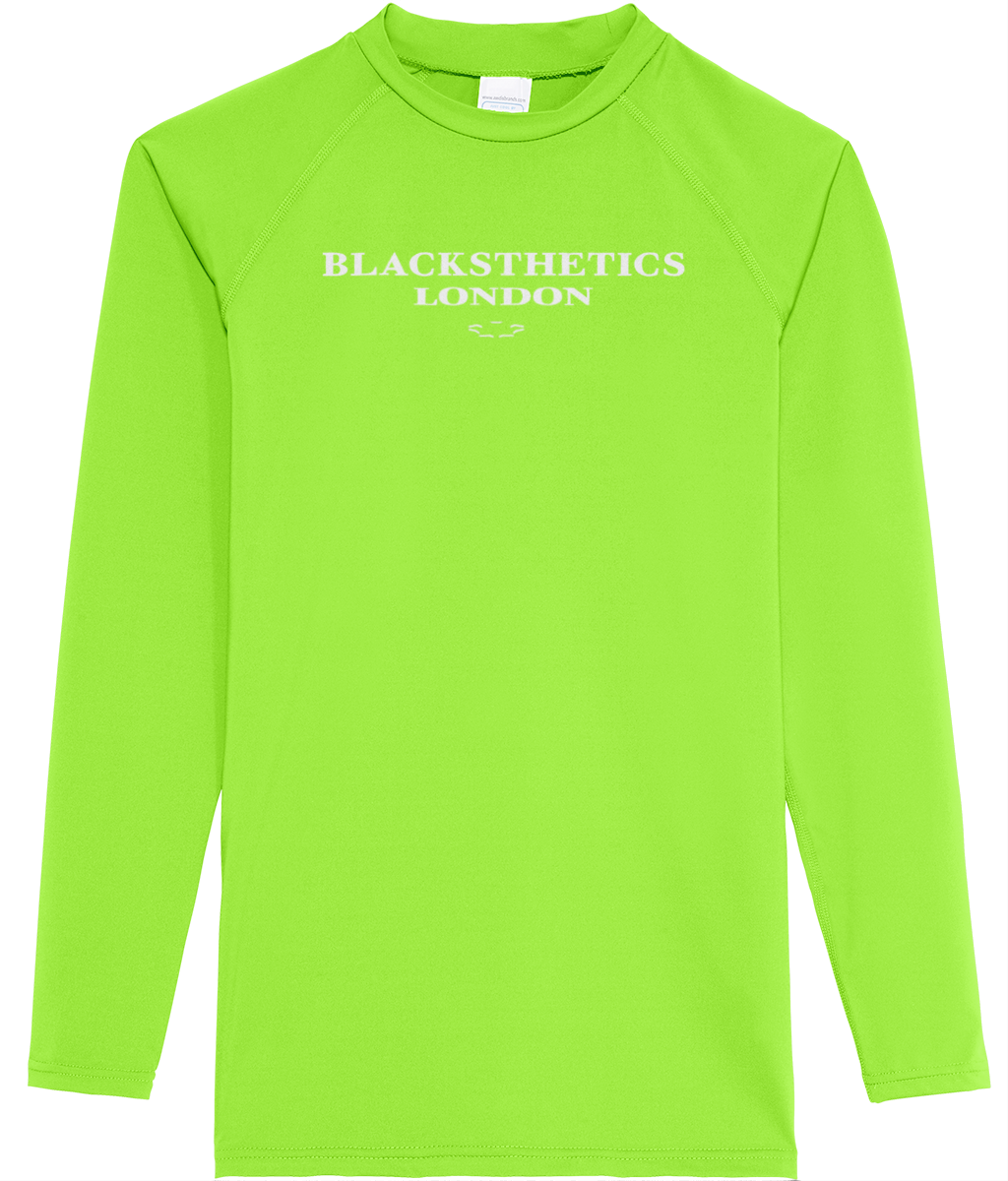 BLACKSTHETICS LONDON - Long Sleeve Polyester Lightweight Top