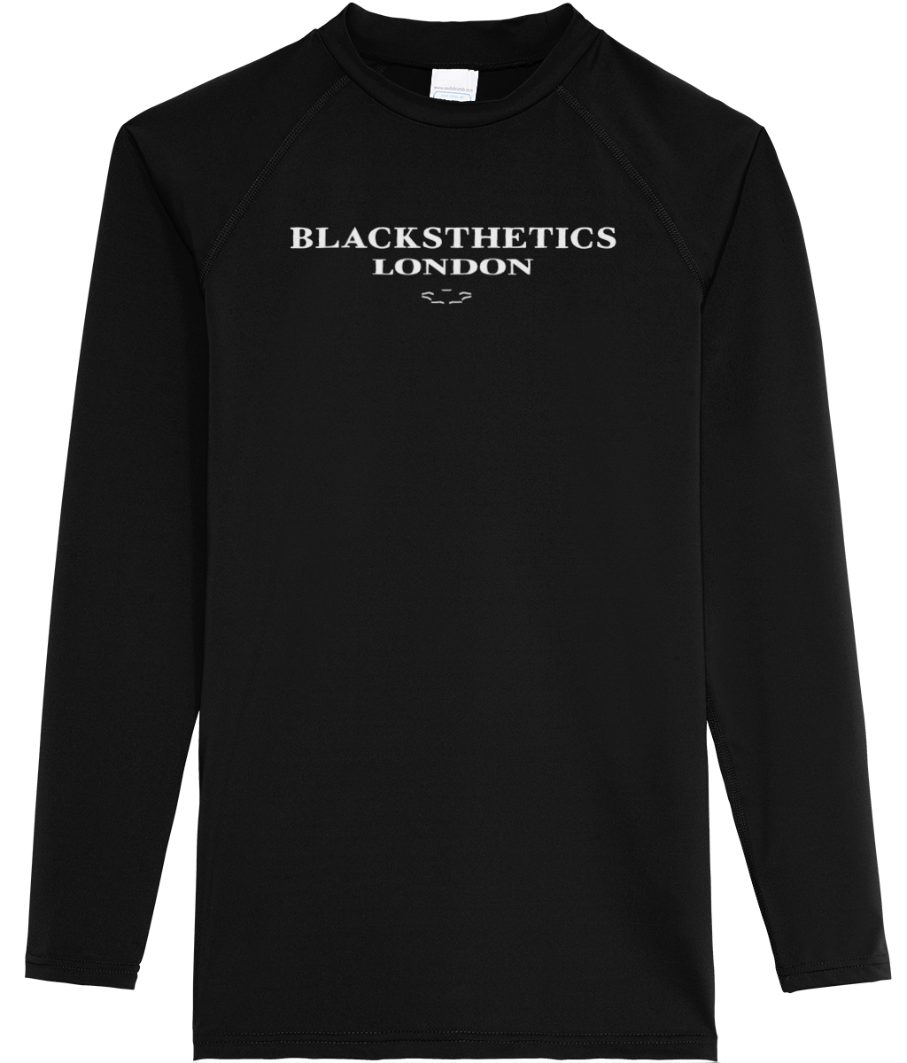 BLACKSTHETICS LONDON - Long Sleeve Polyester Lightweight Top