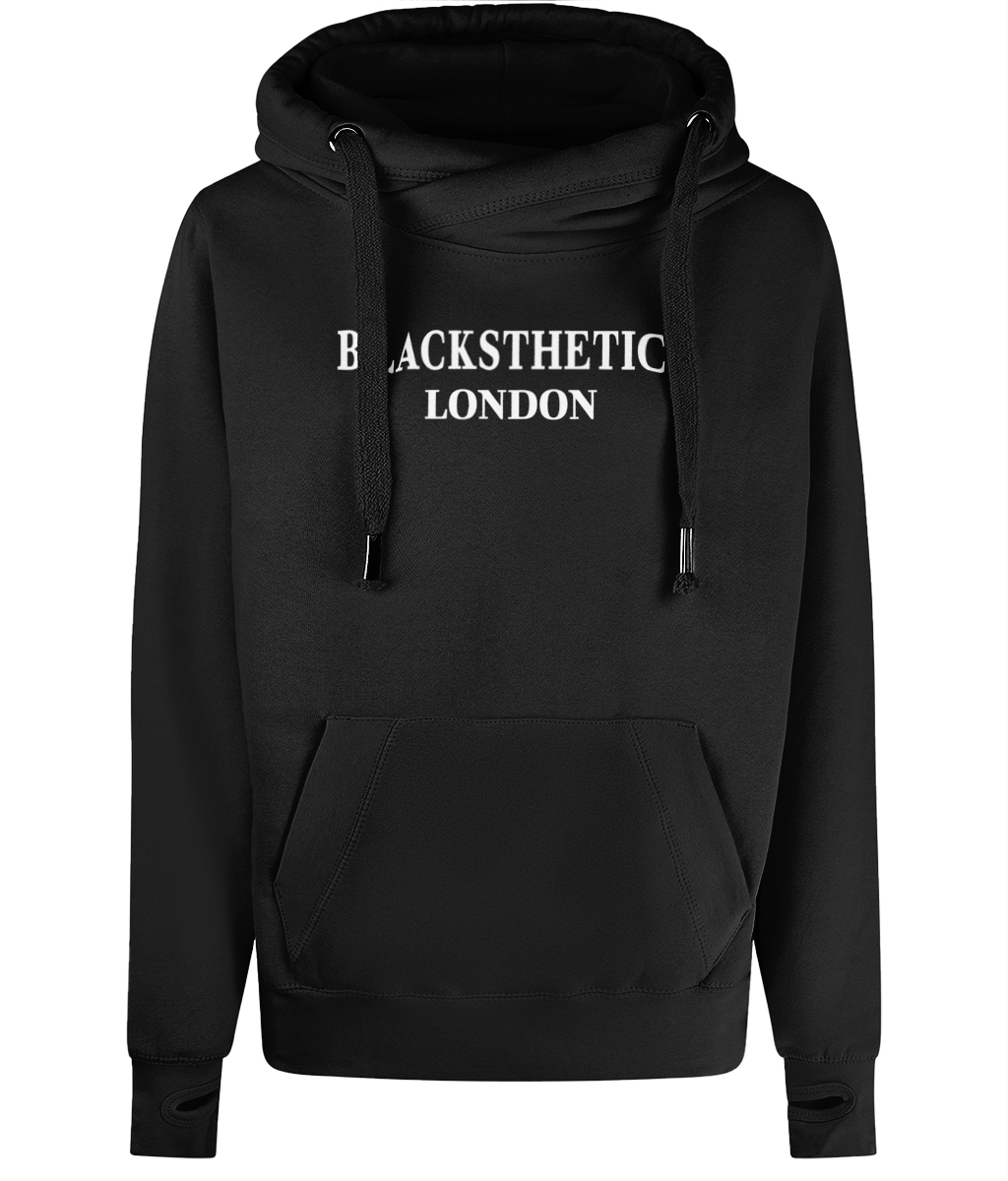 BLACKSTHETICS LONDON - Cross Neck Hoodie