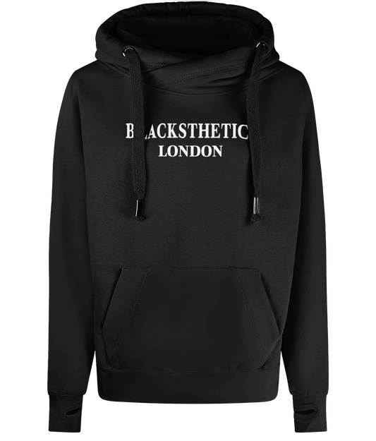 BLACKSTHETICS LONDON - Cross Neck Hoodie