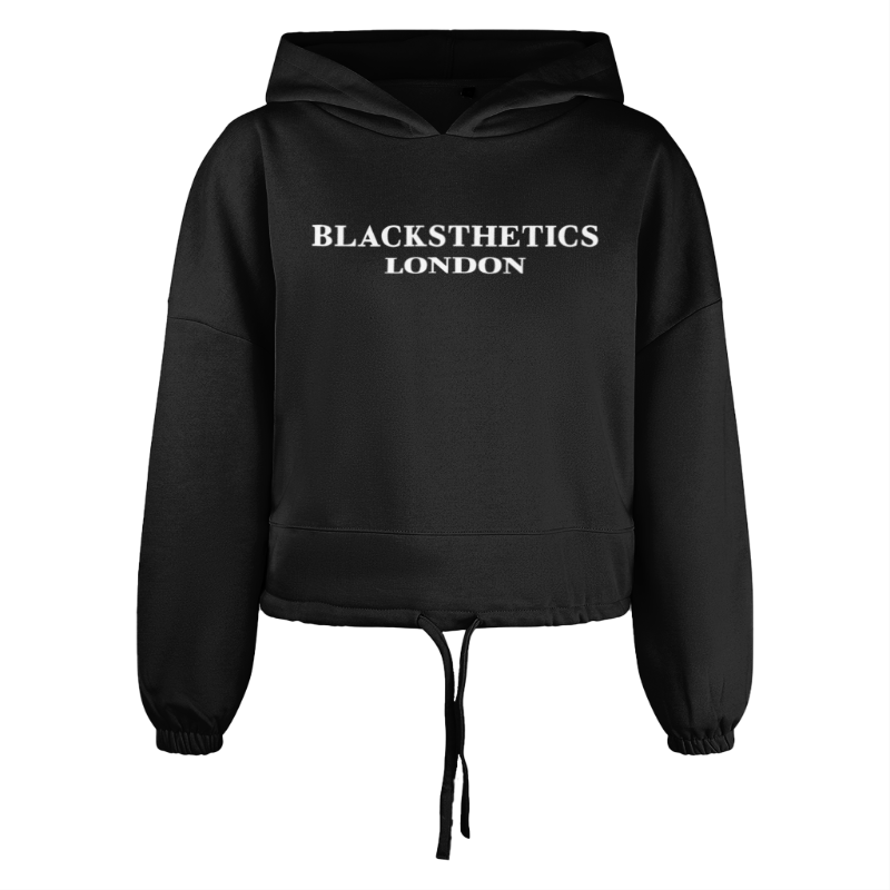 BLACKSTHETICS WOMEN'S - Cropped Oversized Hoodie