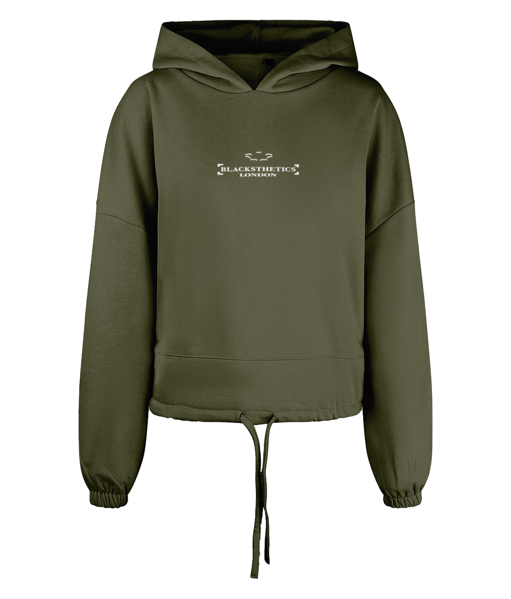 BLACKSTHETICS WOMEN'S Cropped Hoodie