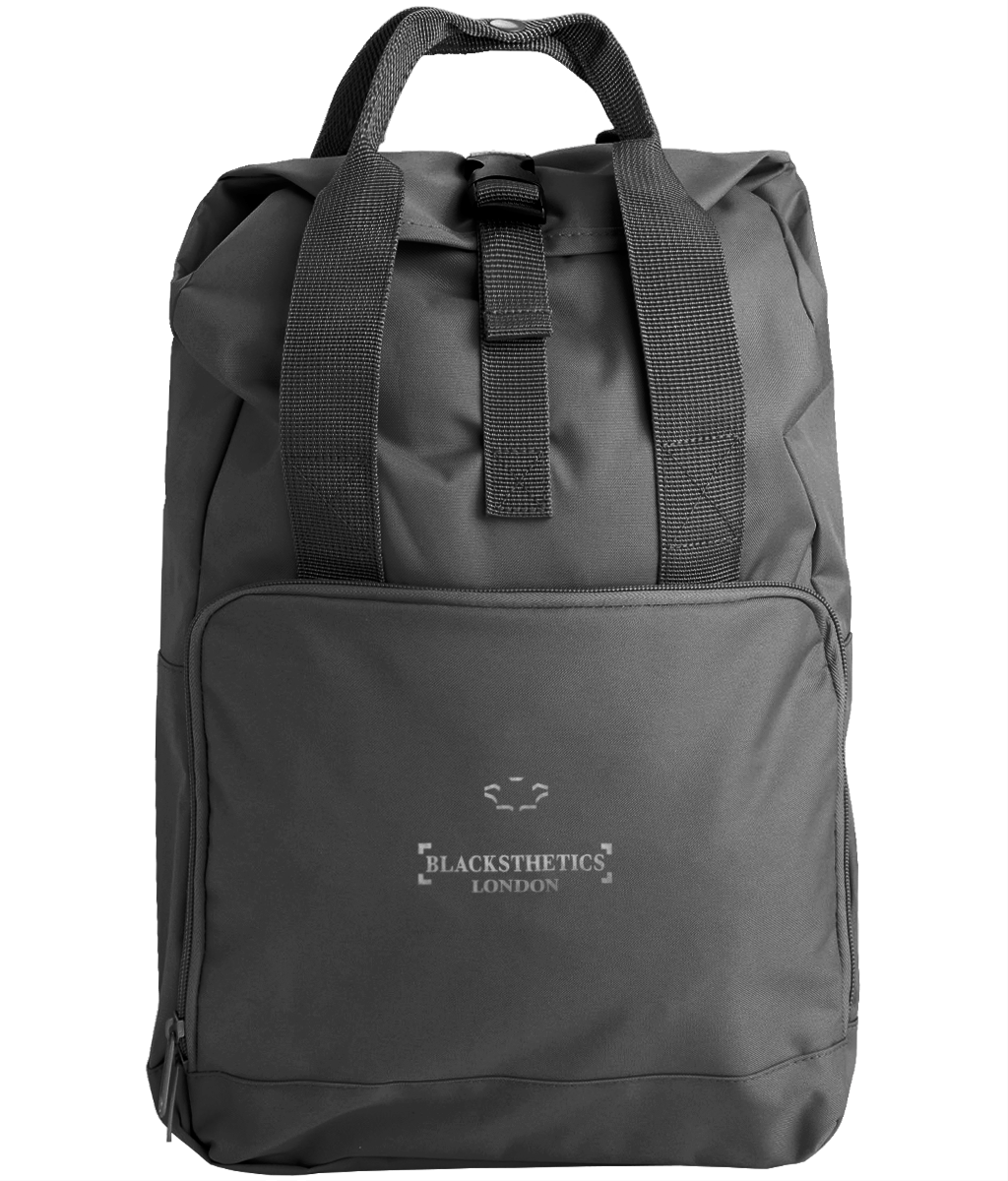 BLACKSTHETICS LONDON - Twin Handle Roll-Top Backpack